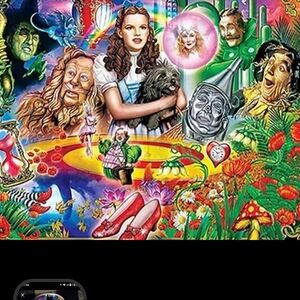 Black Wizard of Oz Illustration Poster